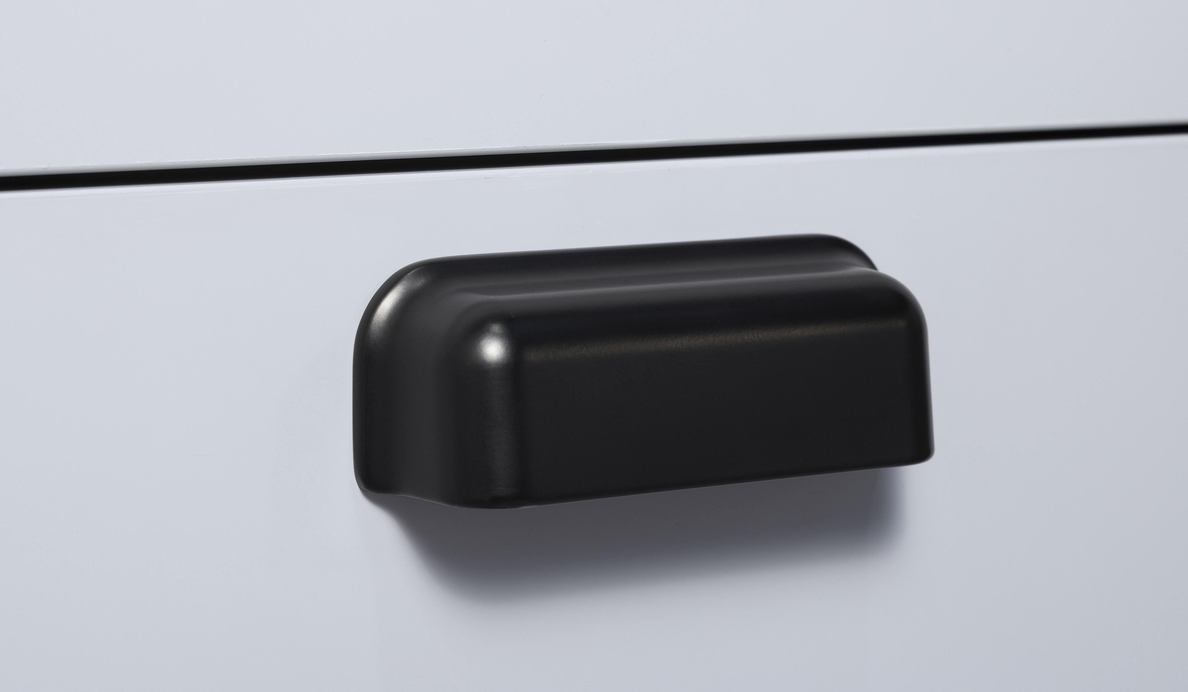 moderner Muschelgriff schwarz